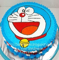  Doraemon  cake ultah kue  ulang  tahun  doraemon  dapursativa